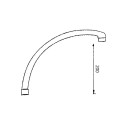 BENT KITCHEN MIXER PIPE CD-S007