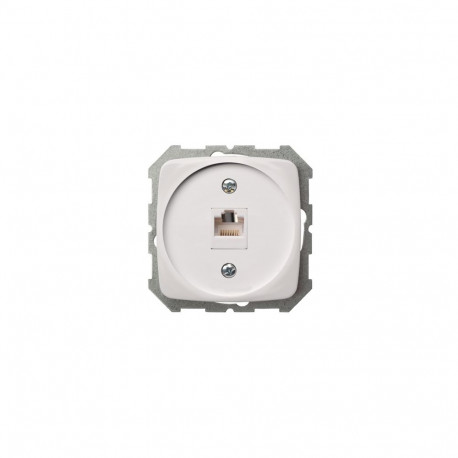 POWERPOINT 1 koht PC UNFR RJ45 valge