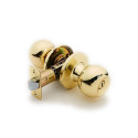 DOOR KNOB LOCK 607 PB WC POLISHED BRASS