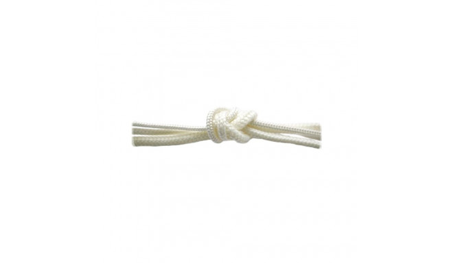 BRAIDED COLOURED ROPE WHITE 4MM/25M