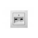 COMPUTER SOCKET 2-WAY WITHOUT FRAME