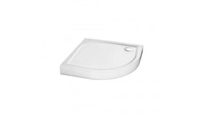 SET LARGO RO90 shower tray, panel white