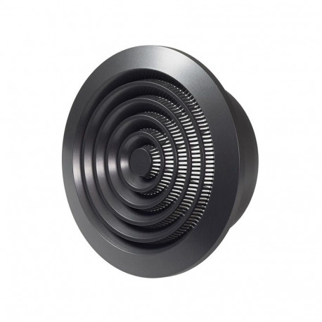 GRILLE PLASTIC D125MM ANTHRACITE