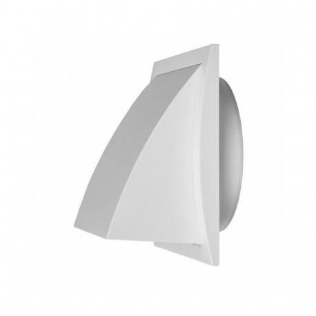 VENTIL. GRILLE PLASTIC 148X153MM Ø100MM