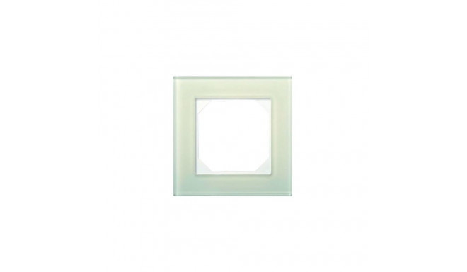 1-WAY FRAME WHITE GLASS