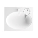 CLARO MINI SET WASHBASIN,DRAIN,BRACK.WH.