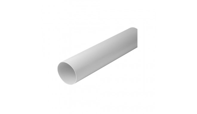 VENTILATION DUCT 100MM 1,5M WHITE PLAST