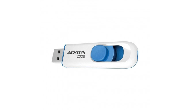 ADATA C008 32GB USB2 valge/sinine USB-mälupulk