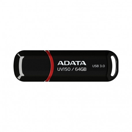 ADATA UV150 64GB USB3 must USB-mälupulk