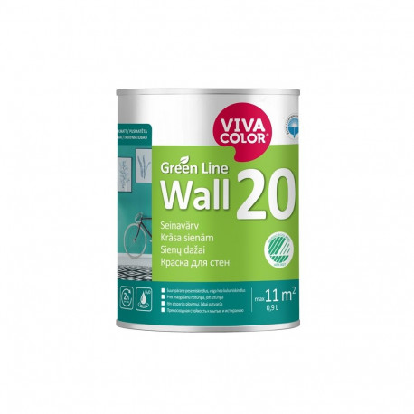 PAINT GREEN LINE WALL 20 A 0,9L