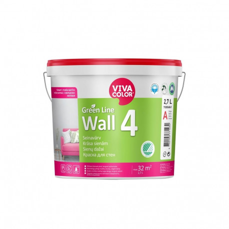 VIVACOLOR seinavärv WALL 4 A 2.7L