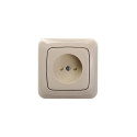 SOCKET SINGLE BEIGE LIREGUS