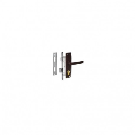 MORTISE LOCK 406C-35802/10 BROWN WO CIL