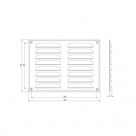 grill metallist 260x190, tsingitud