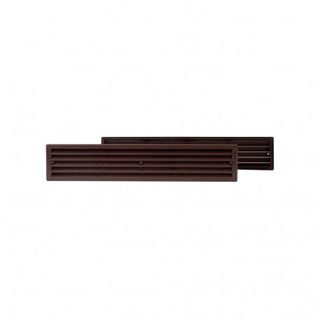 GRILLE DOOR VENTILATION 450X92, BROWN
