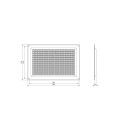 GRILLE VENTILATION 250X170, WHITE