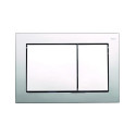 TECEBASE TOILET PUSH PLATE CHROME BRIGHT TECEBASE TOILET PUSH PLATE CHROME BRIGHT