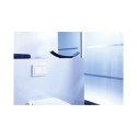 TECEBASE TOILET PUSH PLATE CHROME BRIGHT TECEBASE TOILET PUSH PLATE CHROME BRIGHT
