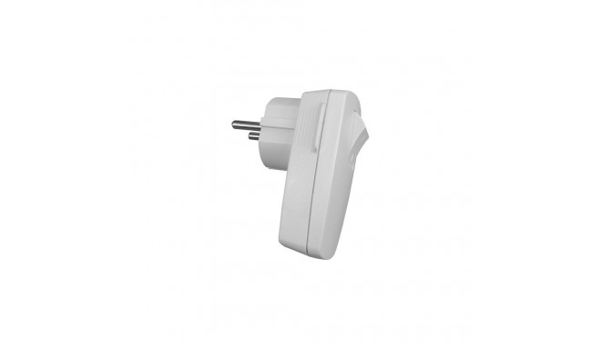 ANGLED PLUG N_L SWITCH WHITE 10231