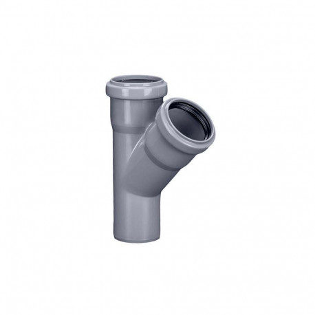 SOIL&WASTE BRANCH 110/110X45 GREY
