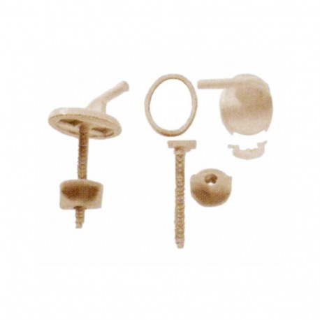 kinnituskomplekt WC-istmele Trend plastikust