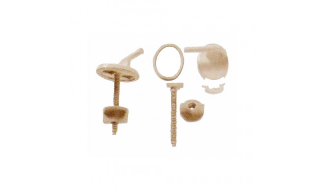 kinnituskomplekt WC-istmele Trend plastikust