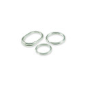 WIRE KEY RING ASSORT.20-30 NICKEL /6PCS