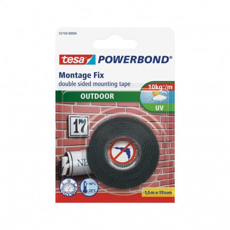 kahepoolne teip välistingimustesse 1,5m x 19mm