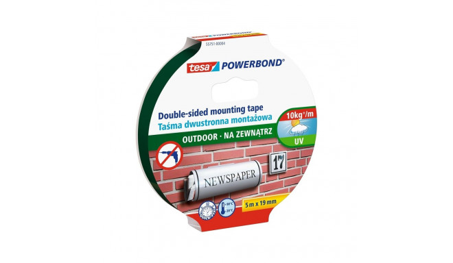DOUBLE SIDED TAPE OUTDOOR 5MX19MM