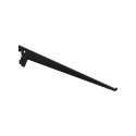 SINGLE BRACKET 400 MM BLACK