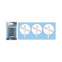 WALL UPRIGHT. SINGLE SLOT 1.995 MM GREY