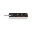 EXT CORD ECOLOR 1153230020 1.5M 3V B/W