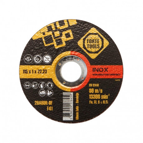 lõikeketas 115x1,0x22,23 mm FORTE TOO