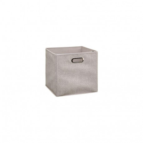 STORAGE BOX31X31 BEIGE LINEN