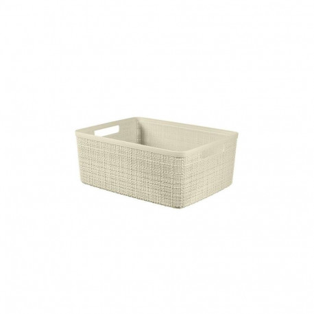 BASKET JUTE WHITE 12L