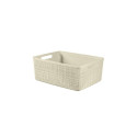BASKET JUTE WHITE 245371 12L