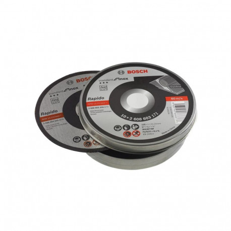 lõikeketas inox 125x1mm 10 tk BOCH