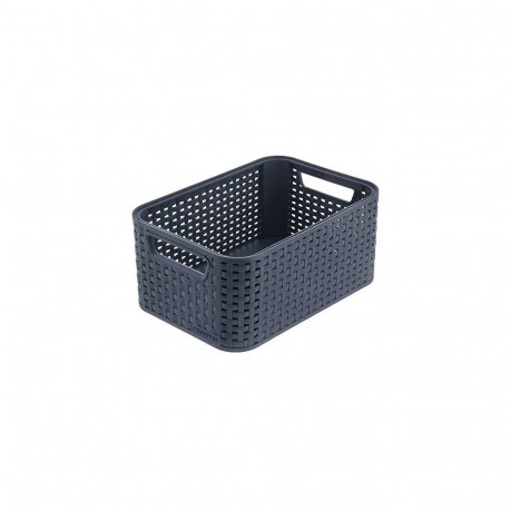 STYLE STORAGE BOXM DARK BROWN