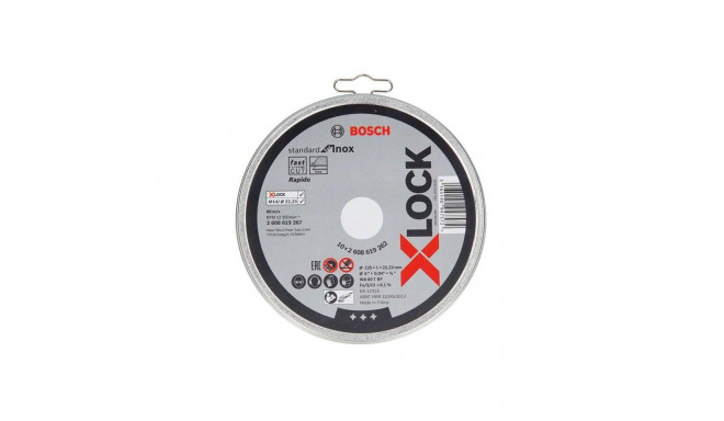 CUTTING DISC INOX X-LOCK 125X1 10PCS