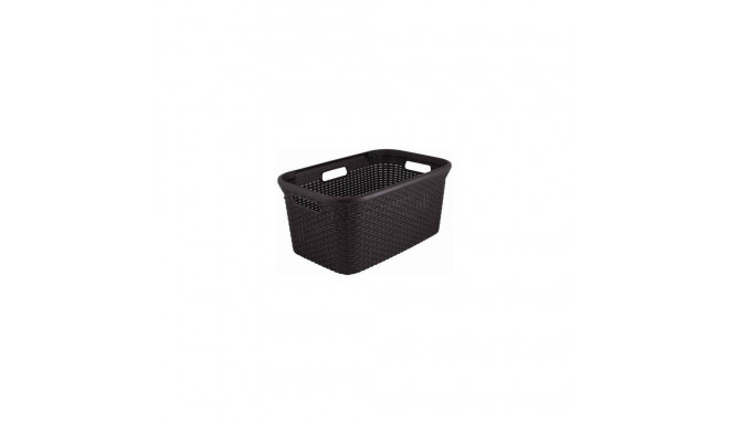 LAUNDRY BASKET RATTAN  45L  -BRN210-