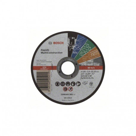 LÕIKEKETAS 125X1.0MM MULTI BOSCH