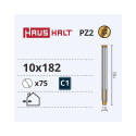 METAL FRAME ANCHOR WITH NUT 10X182