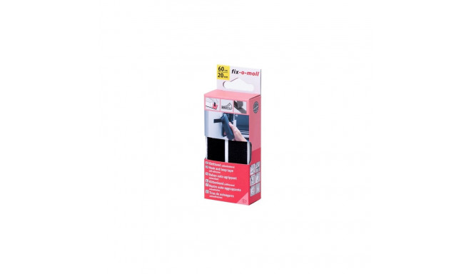 TAPE ADH VELCRO BLACK 3563406 60CMX20M