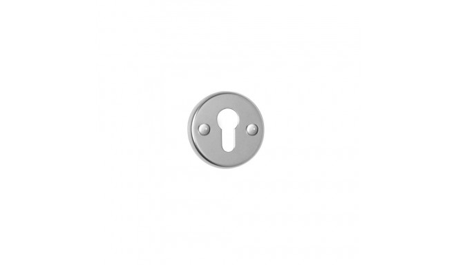 DOOR KEY PLATE FOR CYLINDER T2 SILVE