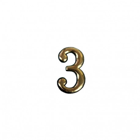 DOOR NUMBER CR 3 PLASTM