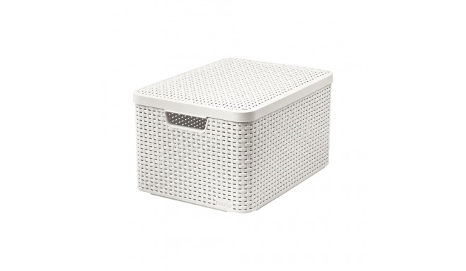 hoidik Curver Rattan L kaanega