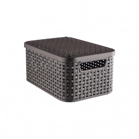 STORAGE BOX STYLE S kaanega pruun 205839