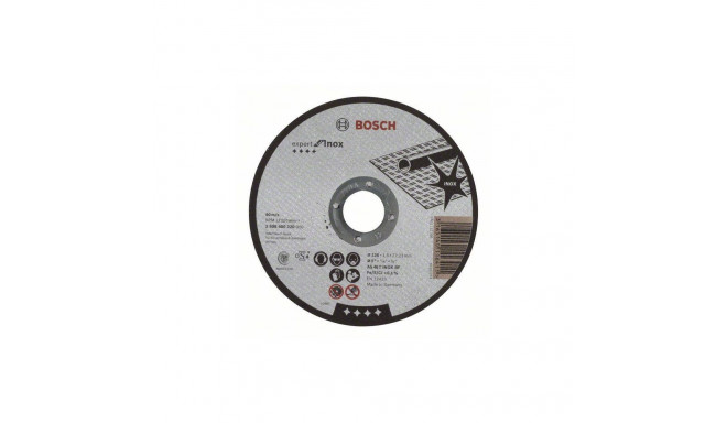 CUTTING DISC 125X22X1.6MM INOX BOSCH