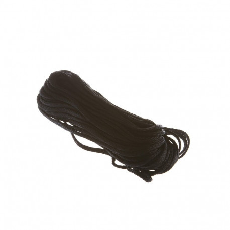 Punutud nöör must 4mm 20m