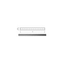 THREADED BAR M12 X 1 METER ZINKPLATED 1